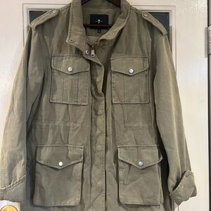 Luck y brand jacket hunter green women’s size medium lightly used